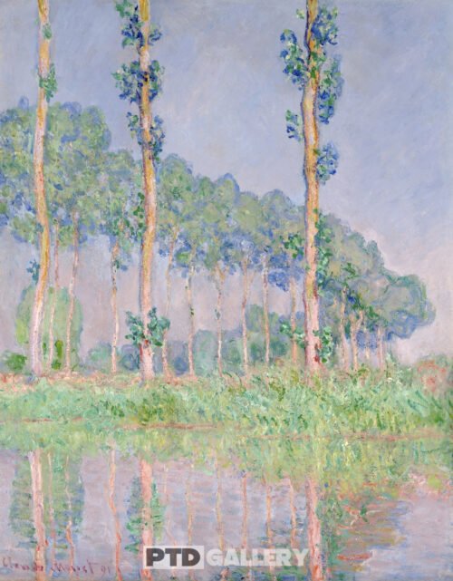 Cây dương (1891) Claude Monet 0