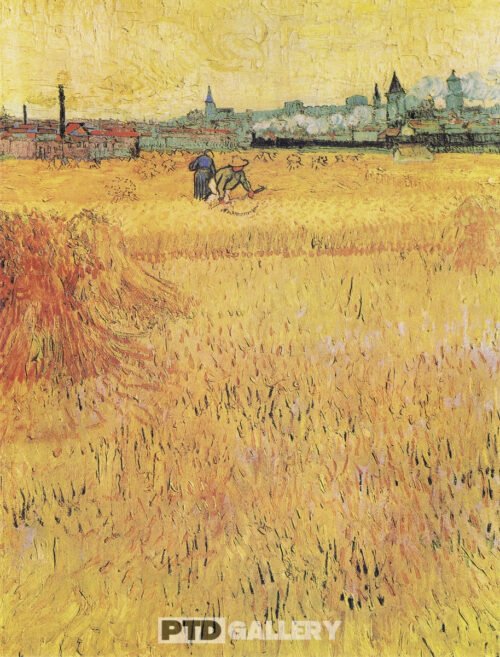 Cánh đồng lúa mì (1888) Vincent Van Gogh