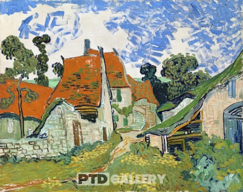 Đường phố ở Auvers-sur-Oise (1890) Vincent Van Gogh