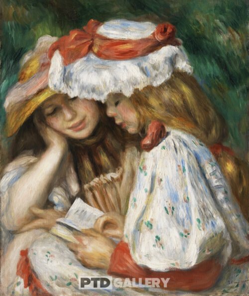 Hai cô gái đang đọc sách (1890 - 1891) Pierre Auguste Renoir