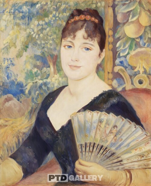 Người đàn bà cầm quạt (1886) Pierre Auguste Renoir