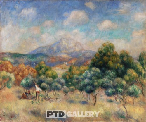 Núi Sainte-Victoire (1888–1889) Pierre Auguste Renoir