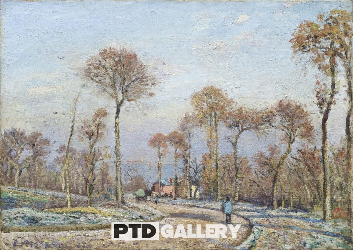 Đường tới Versailles-Louveciennes-Sương sớm (1871) Camille Pissarro