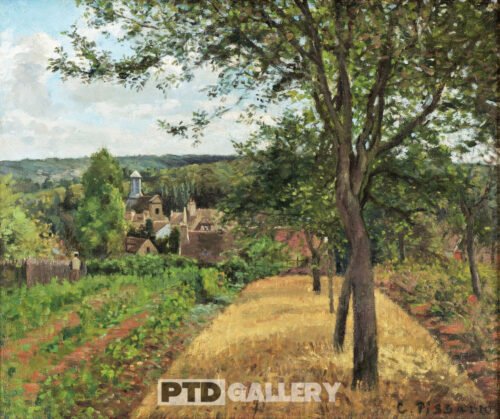 Vườn cây ở Louveciennes (1872) Camille Pissarro