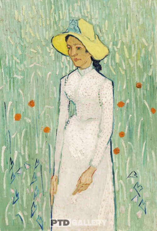 Cô gái áo trắng (1890) Vincent Van Gogh 0