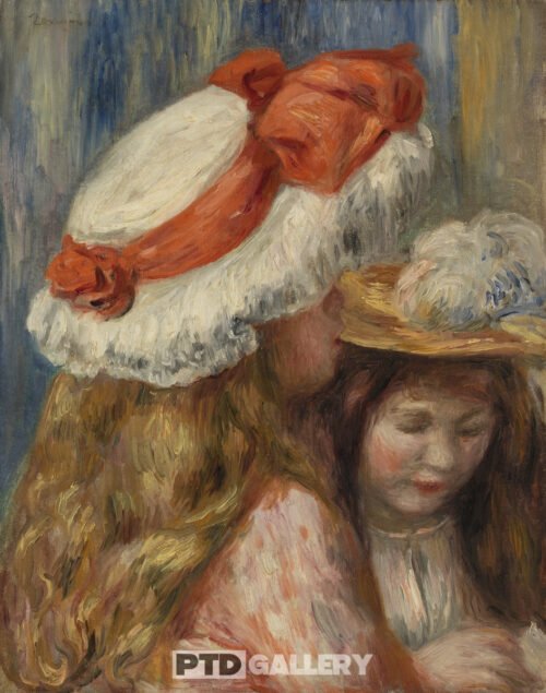 Cô gái đội mũ Pierre Auguste Renoir 0