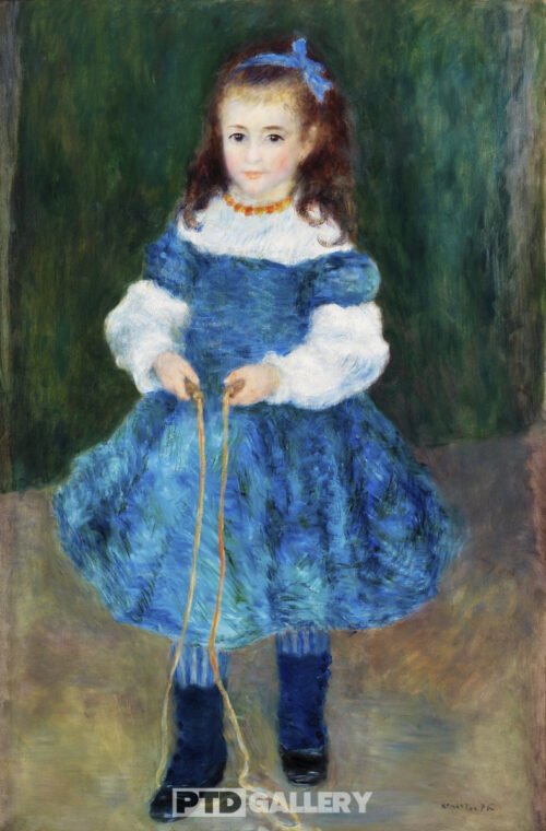 Cô gái nhảy dây (Chân dung Delphine Legrand) (1876) Pierre Auguste Renoir