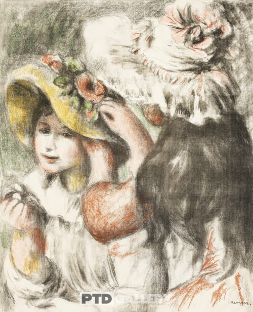 Ghim mũ (1898) Pierre Auguste Renoir 0