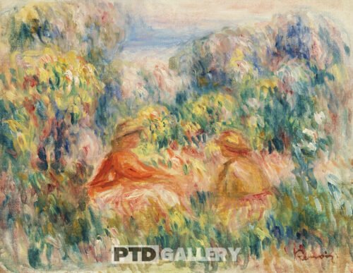 Hai người phụ nữ trong một phong cảnh (1918) Pierre Auguste Renoir