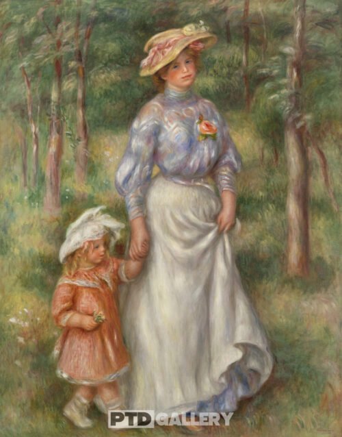 Lối đi dạo (1906) Pierre Auguste Renoir