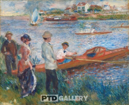 Người chèo thuyền ở Chatou (1879) Pierre Auguste Renoir