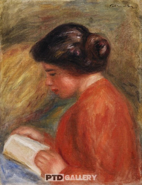 Người phụ nữ trẻ đọc sách (1909) Pierre Auguste Renoir 0