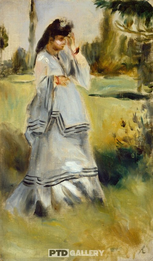 Người phụ nữ trong công viên (1866) Pierre Auguste Renoir