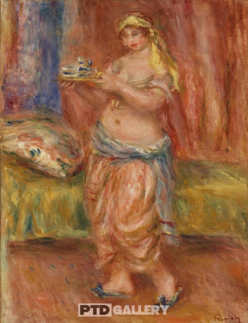 Odalisque với bộ trà Pierre Auguste Renoir 0