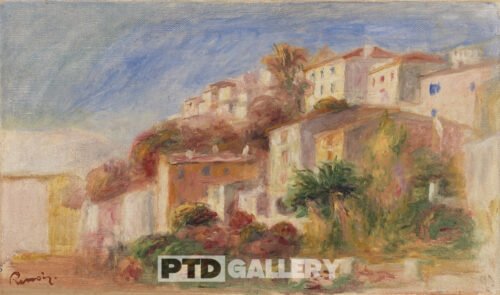 Quang cảnh nhìn từ Vườn Bưu điện Cagnes Pierre Auguste Renoir