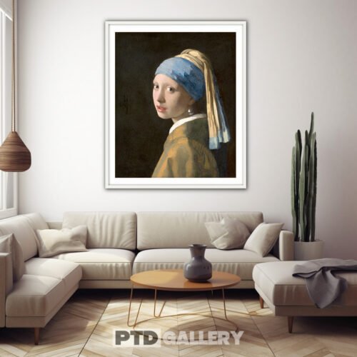 Thiếu nữ đeo hoa tai ngọc trai (1665) Johannes Vermeer 3